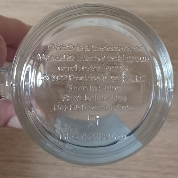 Oreo Cookie Glass Mug Like Milk and Cookies Collectable Dunking Milk Cup 2022 - Picture 3 of 3